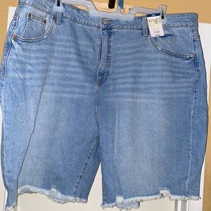 Terra Sky Jean cut off shorts 24W